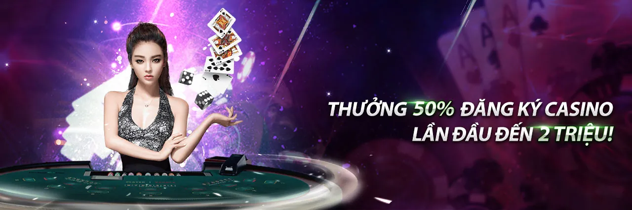 Sòng bạc trực tuyến 99bet Win với người chia bài thật và không khí sang trọng